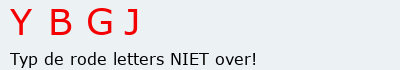 Bevestigingscode