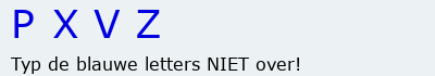 Bevestigingscode