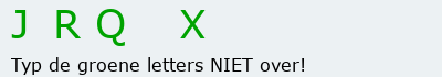 Bevestigingscode