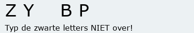 Bevestigingscode