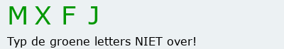 Bevestigingscode