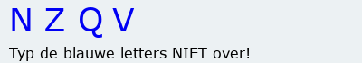 Bevestigingscode