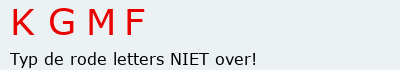 Bevestigingscode