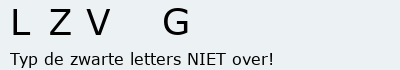 Bevestigingscode