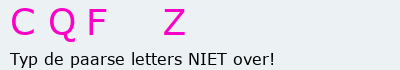 Bevestigingscode