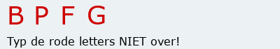 Bevestigingscode