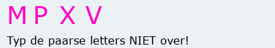 Bevestigingscode