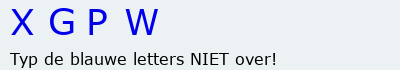 Bevestigingscode