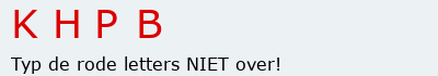 Bevestigingscode