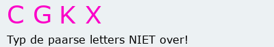 Bevestigingscode