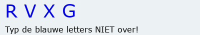 Bevestigingscode