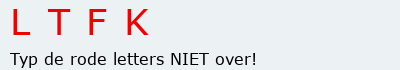 Bevestigingscode