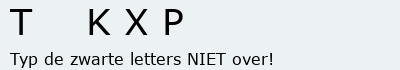 Bevestigingscode