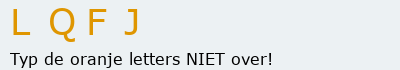 Bevestigingscode