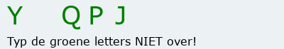 Bevestigingscode