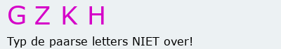 Bevestigingscode