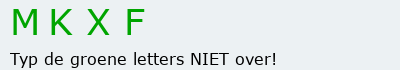 Bevestigingscode