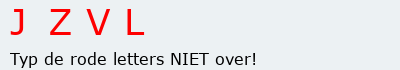 Bevestigingscode