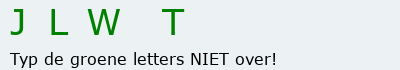 Bevestigingscode