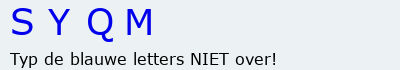 Bevestigingscode