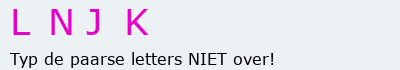 Bevestigingscode