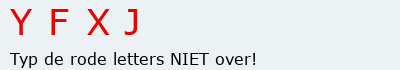 Bevestigingscode