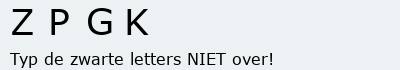 Bevestigingscode