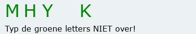 Bevestigingscode