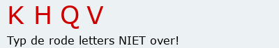 Bevestigingscode