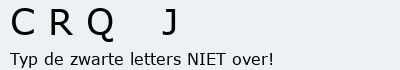 Bevestigingscode