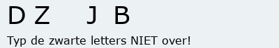 Bevestigingscode