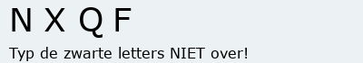 Bevestigingscode