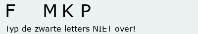 Bevestigingscode