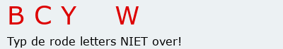 Bevestigingscode