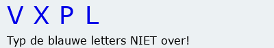 Bevestigingscode