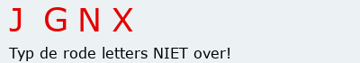 Bevestigingscode