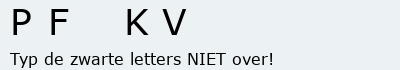 Bevestigingscode