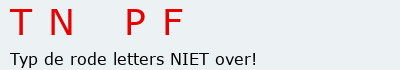 Bevestigingscode