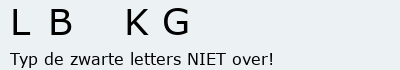 Bevestigingscode