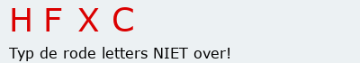 Bevestigingscode