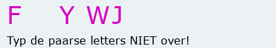 Bevestigingscode