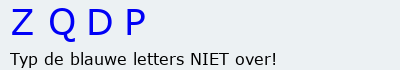 Bevestigingscode