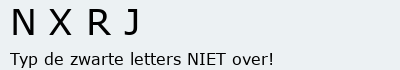 Bevestigingscode