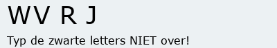 Bevestigingscode