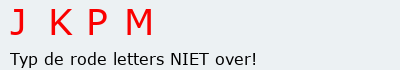 Bevestigingscode