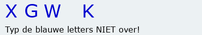 Bevestigingscode
