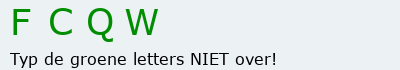 Bevestigingscode