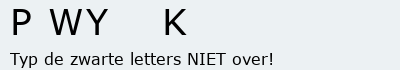 Bevestigingscode