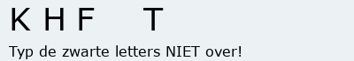 Bevestigingscode