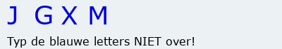 Bevestigingscode